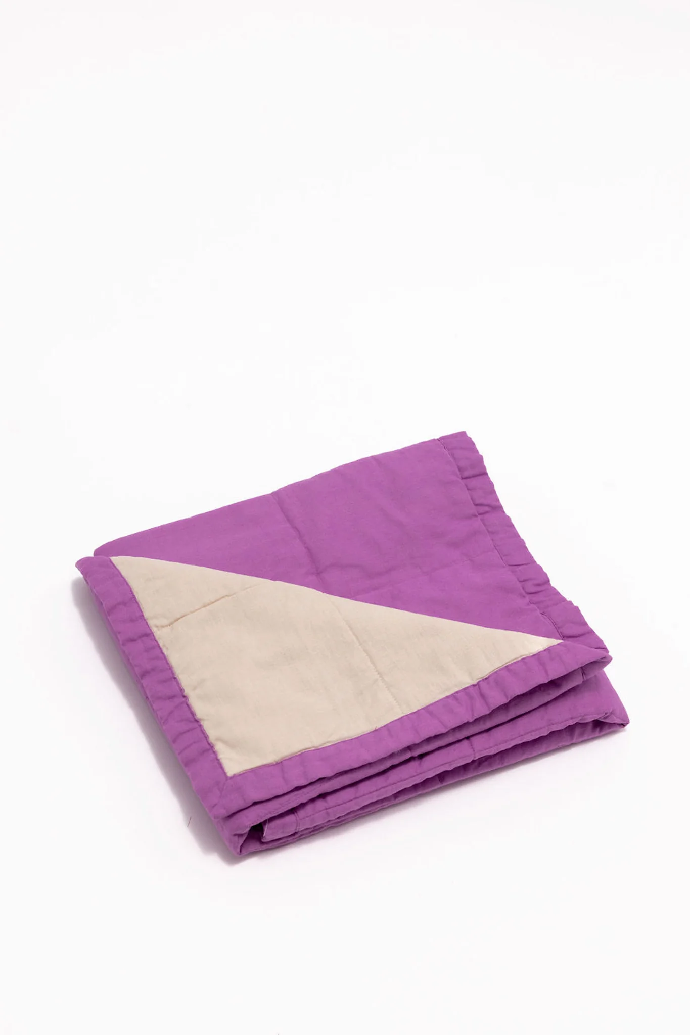 Açaí/Sparrow - Linen Quilted Blanket