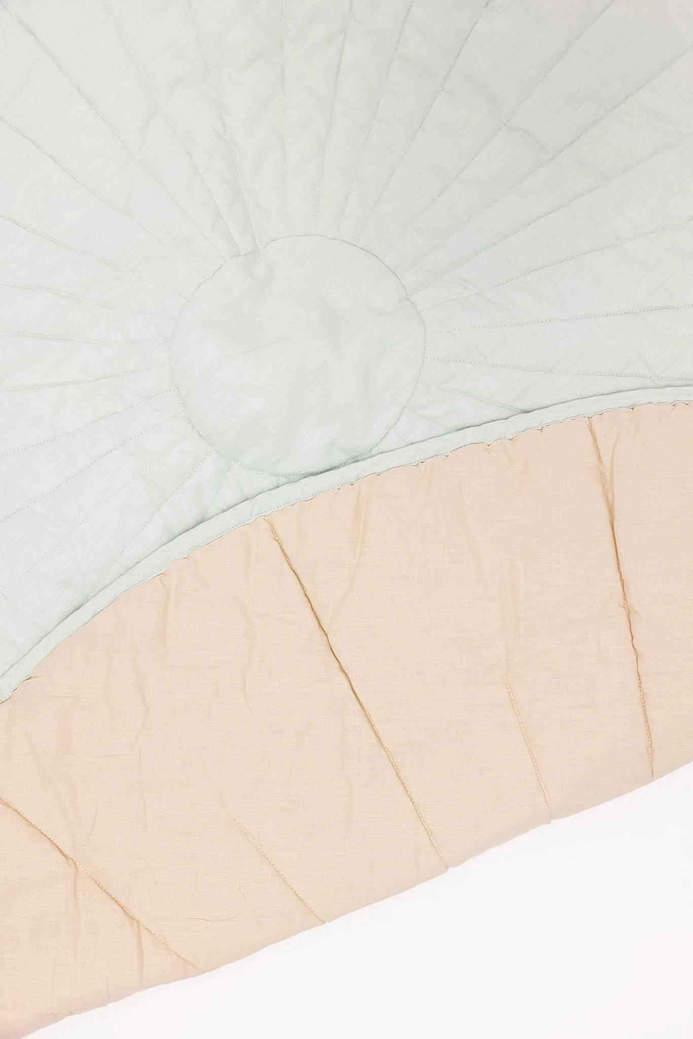 Damson/Sparrow - Linen Quilted Playmat - Image 2